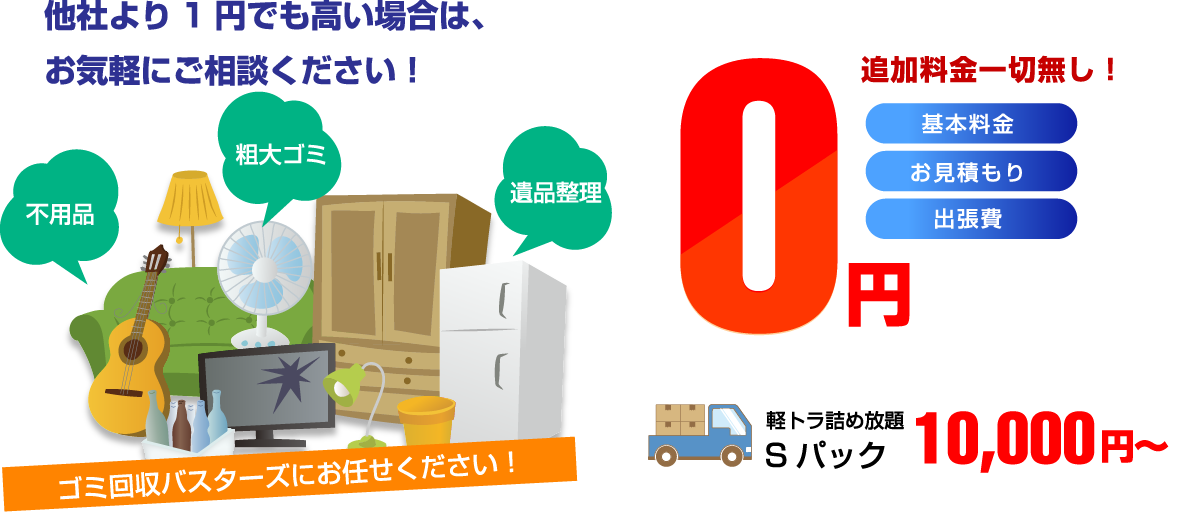 渋谷区の不用品ゴミ回収 粗大ゴミ処分なら即日対応のゴミ回収バスターズ
